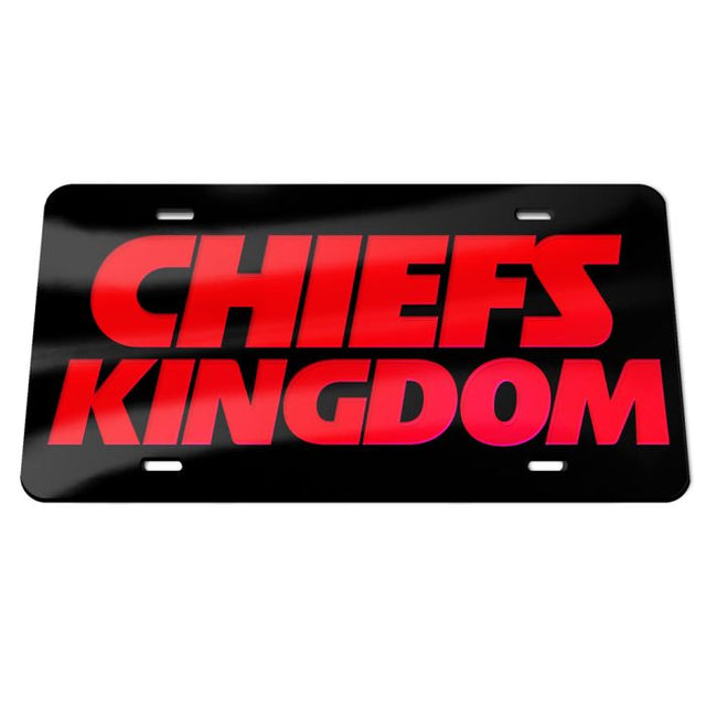 Matrículas clásicas de acrílico de los Kansas City Chiefs