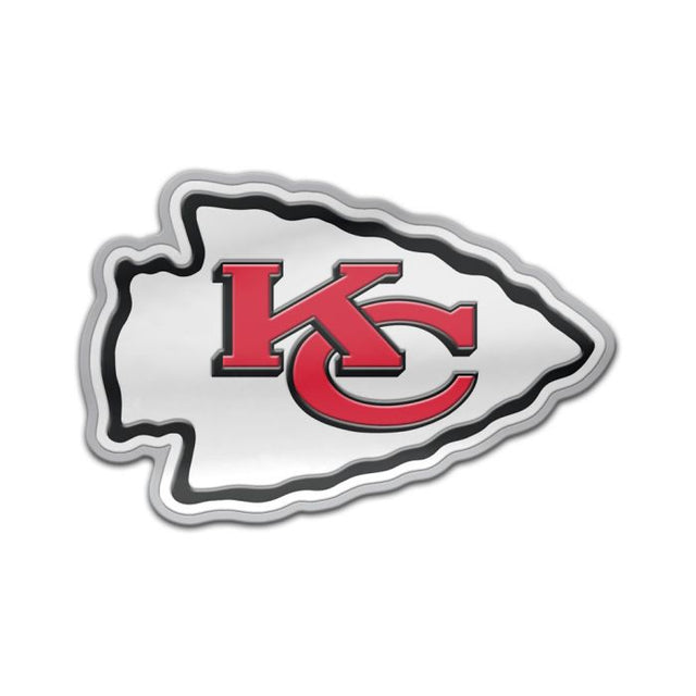 Insignia para automóvil de los Kansas City Chiefs con color