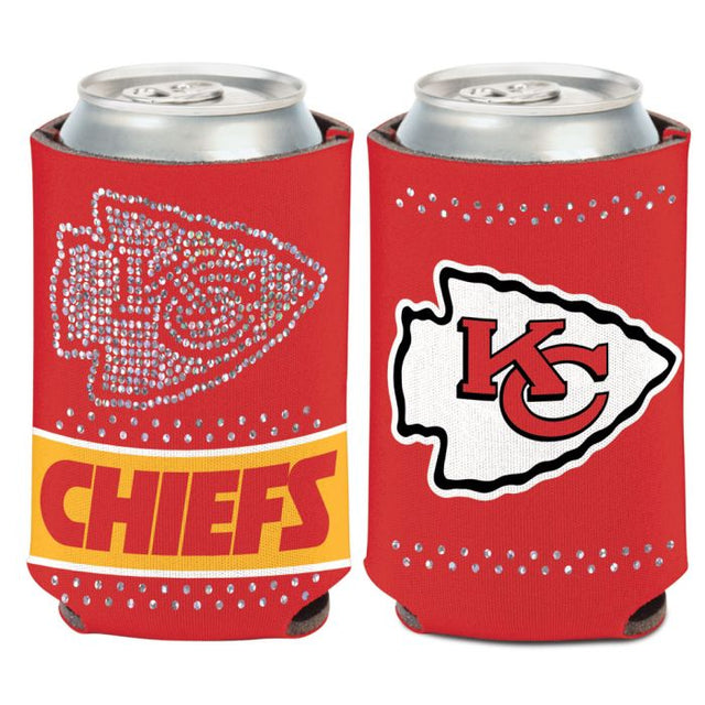 Enfriador de lata Bling de Kansas City Chiefs de 12 oz.