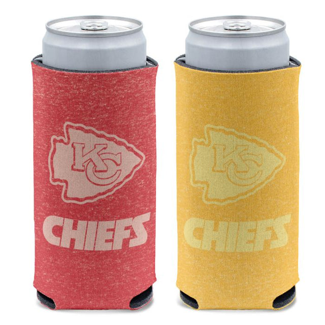 Enfriador de latas delgadas de 12 oz de los Kansas City Chiefs en color brezo