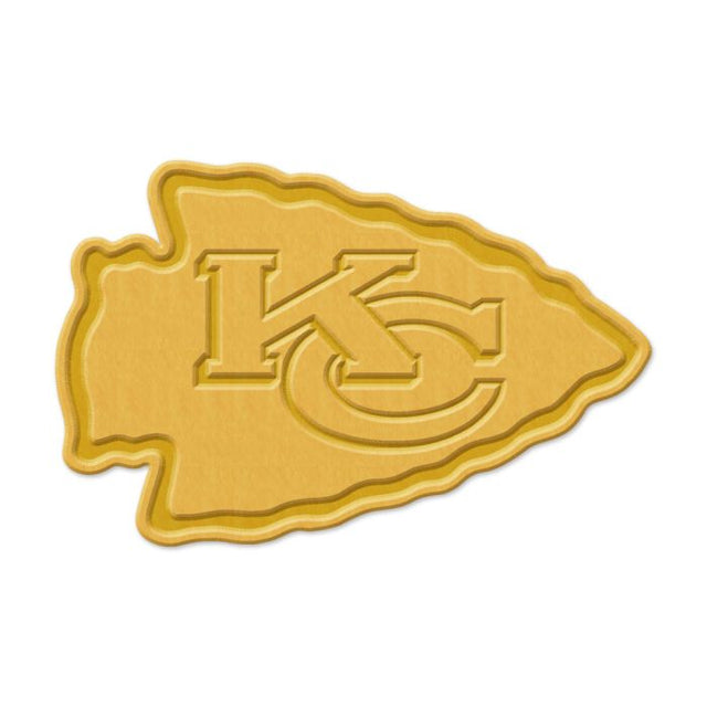 Tarjeta de joyería con pin esmaltado de colección de los Kansas City Chiefs