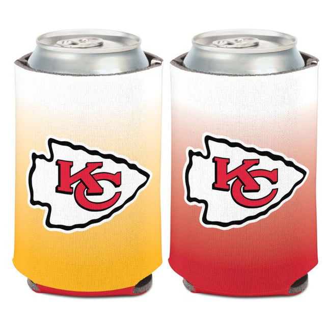 Enfriador de lata con baño de color de los Kansas City Chiefs, 12 oz.