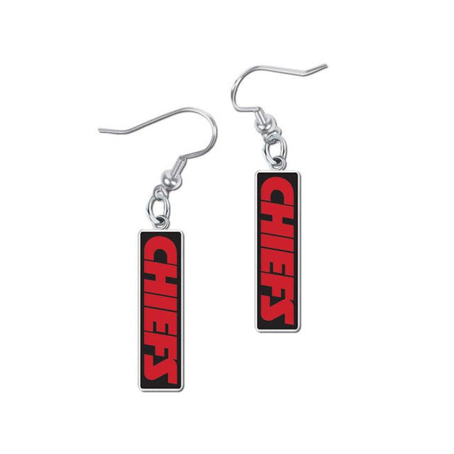 Kansas City Chiefs Earrings Jewelry Carded Round