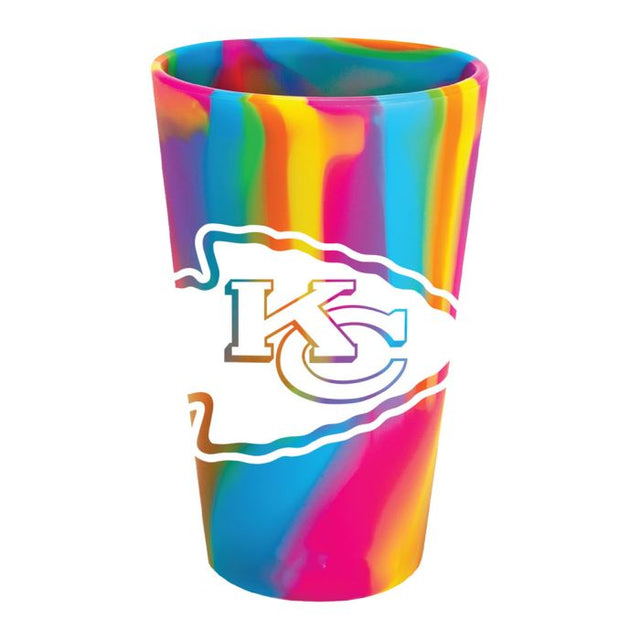 Vaso de pinta de silicona de 16 oz de los Kansas City Chiefs