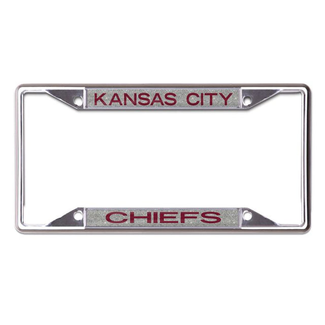 Kansas City Chiefs FONDO BRILLANTE Licencia Plt Marco S/C Impreso