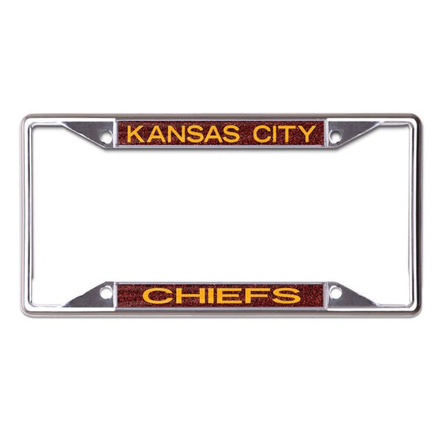 Kansas City Chiefs FONDO BRILLANTE Licencia Plt Marco S/C Impreso