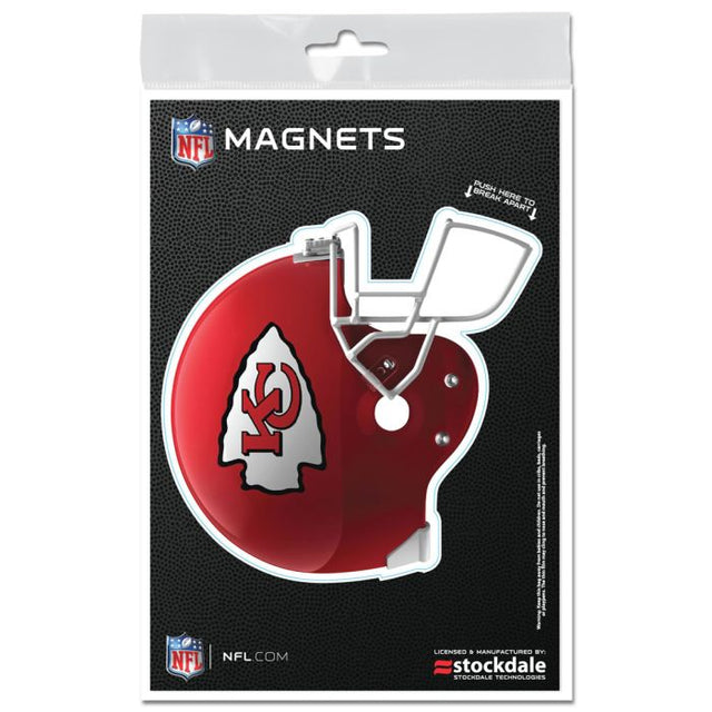 Imanes para exteriores con el logo de los Kansas City Chiefs, 3" x 5"