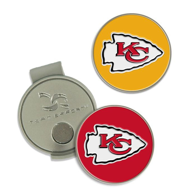 Clip para gorra y marcadores de los Kansas City Chiefs