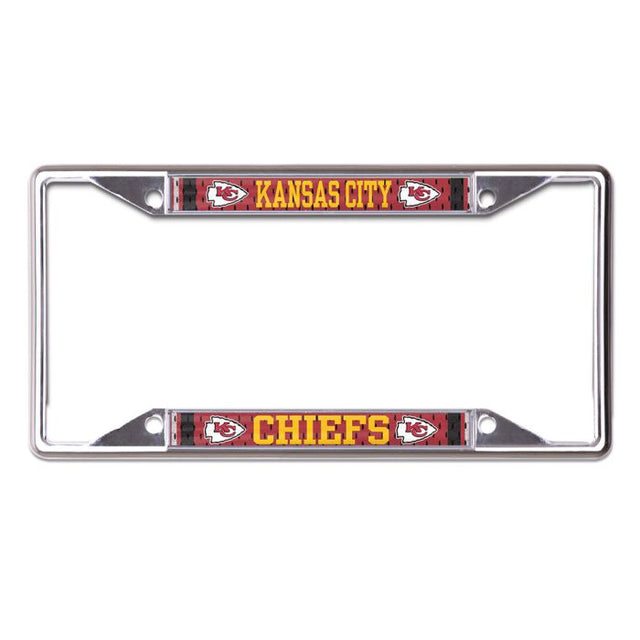 Camiseta de manga corta con estampado de Kansas City Chiefs con licencia Plt Frame