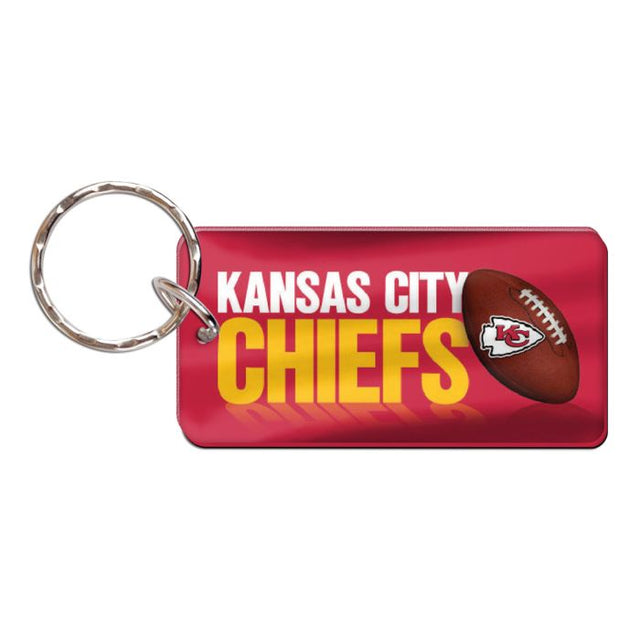 Llavero rectangular de los Kansas City Chiefs