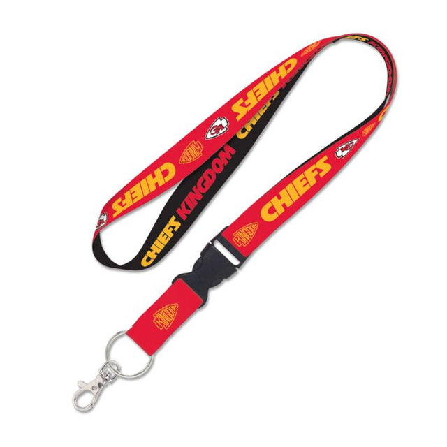 Kansas City Chiefs Lanyard w/detachable buckle 1"