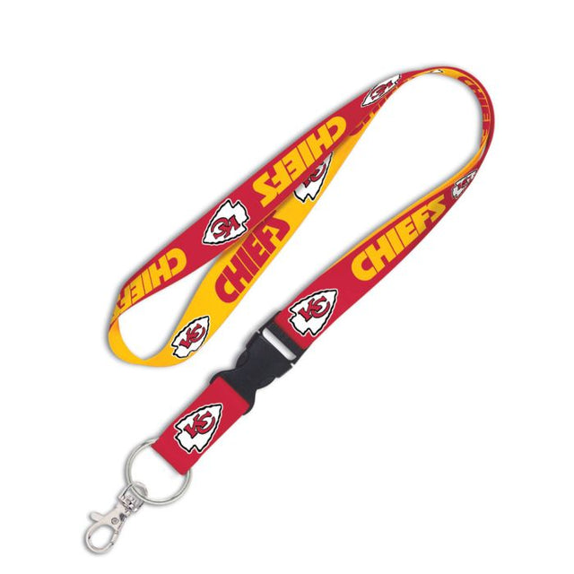 Cordón de los Kansas City Chiefs con hebilla desmontable de 1"