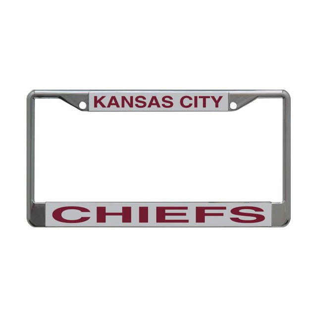 Marco de licencia de Kansas City Chiefs, talla pequeña, estampado