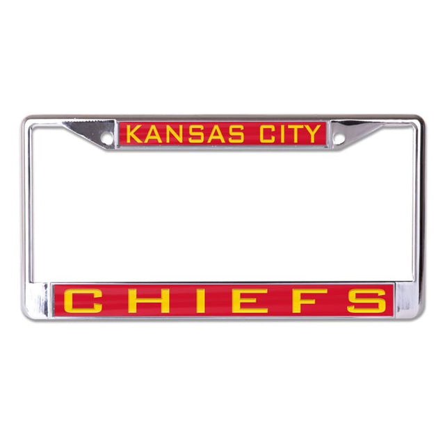 Marco de licencia de Kansas City Chiefs, talla pequeña, estampado