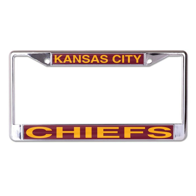 Marco de licencia de Kansas City Chiefs, talla pequeña, estampado