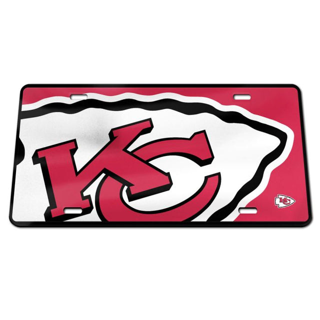 Matrícula acrílica especial MEGA de los Kansas City Chiefs