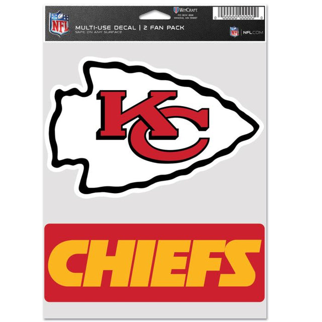 Paquete multiusos para dos fanáticos de los Kansas City Chiefs