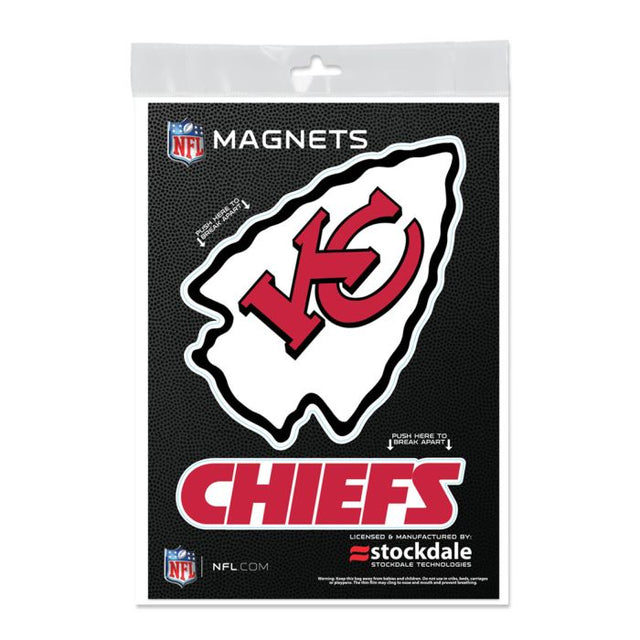 Imanes para exteriores de los Kansas City Chiefs, 5" x 7"