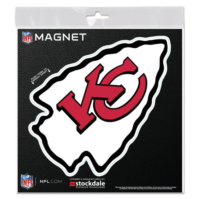 Imanes para exteriores de los Kansas City Chiefs, 6" x 6"