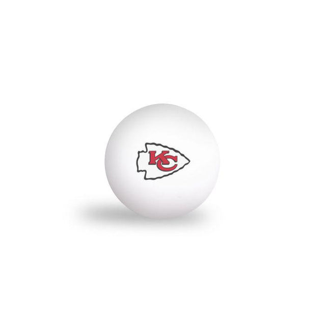 Pelotas de ping pong de los Kansas City Chiefs (paquete de 6)