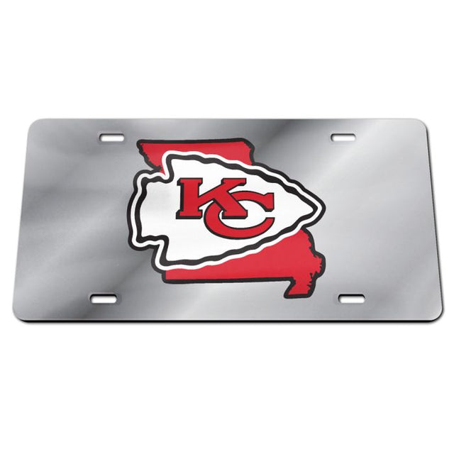 Matrícula de acrílico especial STATE de los Kansas City Chiefs