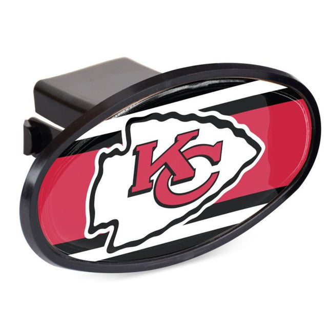 Receptor de enganche ovalado de 2" de los Kansas City Chiefs STRIPES