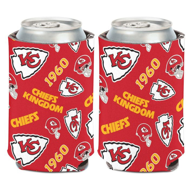 Kansas City Chiefs Scatterprint Can Cooler 12 oz.