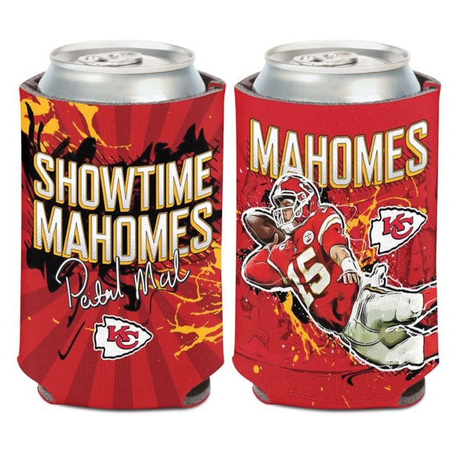 Enfriador de latas Showtime de los Kansas City Chiefs de 12 onzas Patrick Mahomes II