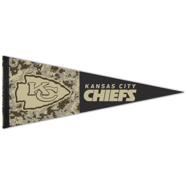 Banderín premium estándar de los Kansas City Chiefs de 12" x 30"