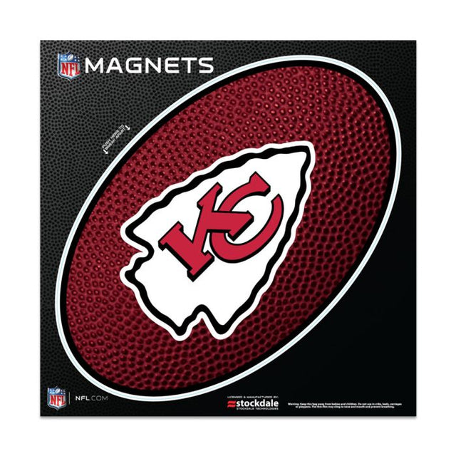 Imanes para exteriores TEAMBALL de los Kansas City Chiefs, 6" x 6"