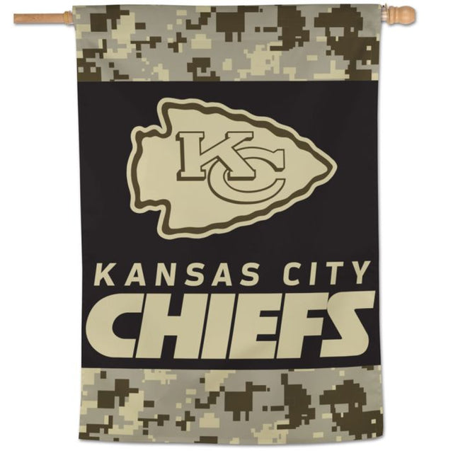 Bandera vertical de los Kansas City Chiefs de 28" x 40"