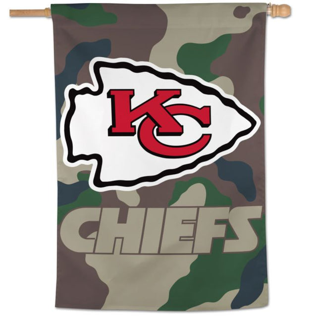 Bandera vertical de los Kansas City Chiefs de 28" x 40"