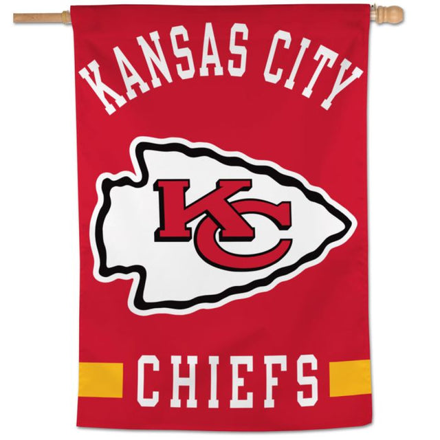 Bandera vertical de los Kansas City Chiefs de 28" x 40"