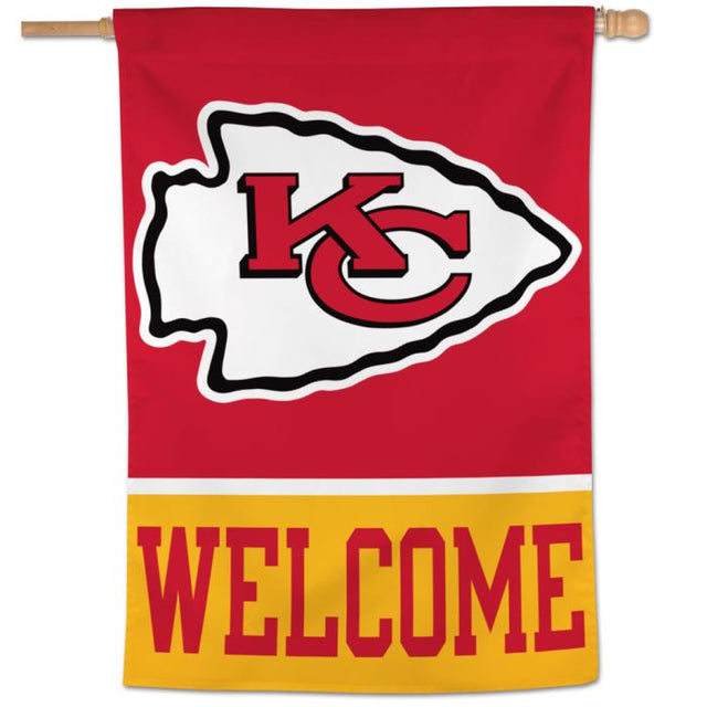 Bandera vertical de los Kansas City Chiefs de 28" x 40"