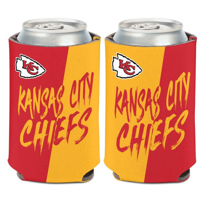 Enfriador de lata Word Split de Kansas City Chiefs de 12 oz.