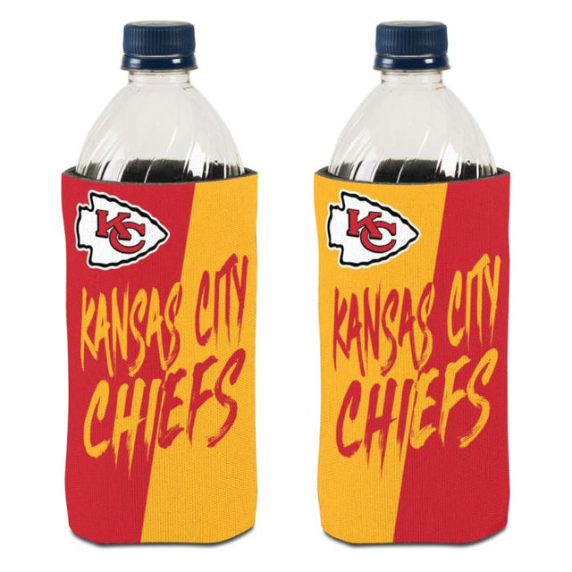 Enfriador de lata Word Split de Kansas City Chiefs de 20 oz.