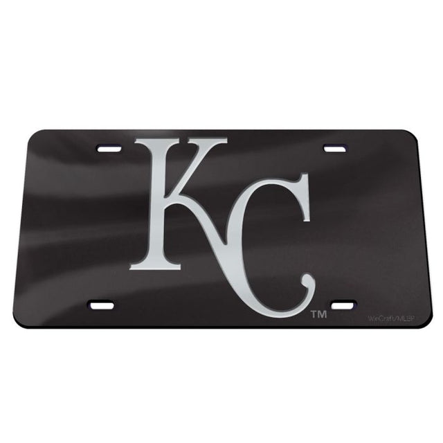 Kansas City Royals BLACK Specialty Acrylic License Plate