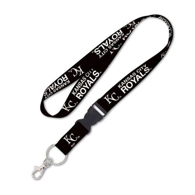 Kansas City Royals BLACKOUT Lanyard w/detachable buckle 1"