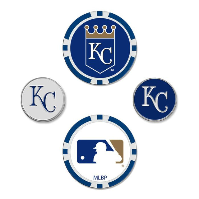 Juego de cuatro marcadores de pelota de los Kansas City Royals