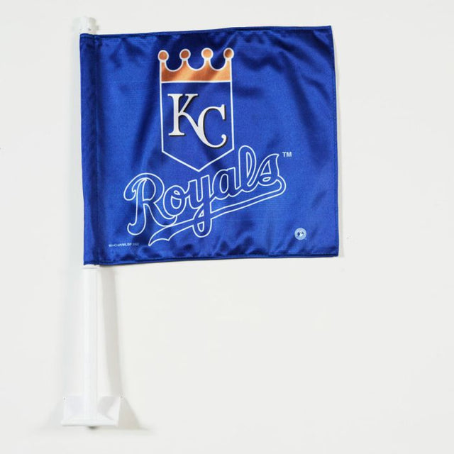 Bandera para auto de los Kansas City Royals, 11,75" x 14"