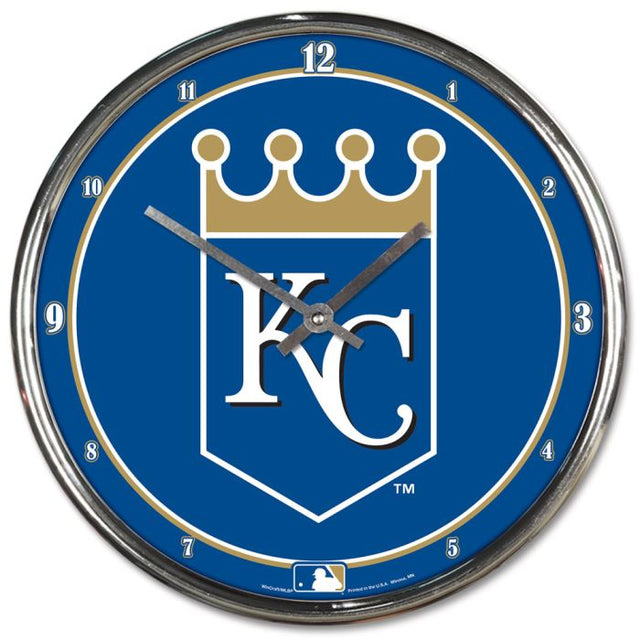 Kansas City Royals Chrome Clock