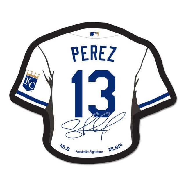 Tarjeta de joyería con pin de colección de los Kansas City Royals de Salvador Pérez