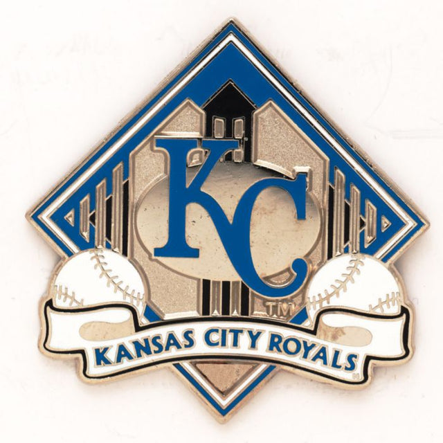 Tarjeta de joyería con pin de colección de los Kansas City Royals