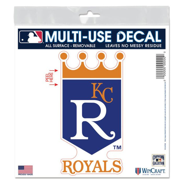 Kansas City Royals / Cooperstown All Surface Decal 6" x 6"