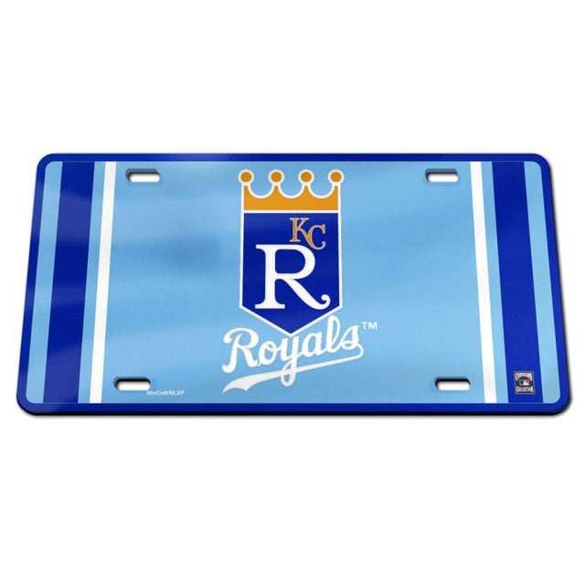 Matrícula acrílica especial de los Kansas City Royals/Cooperstown