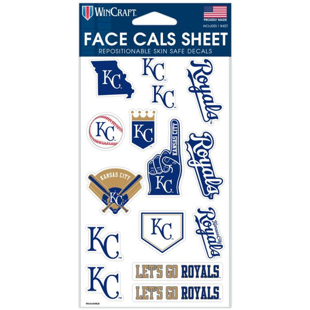 Kansas City Royals Face Cals 4" x 7"