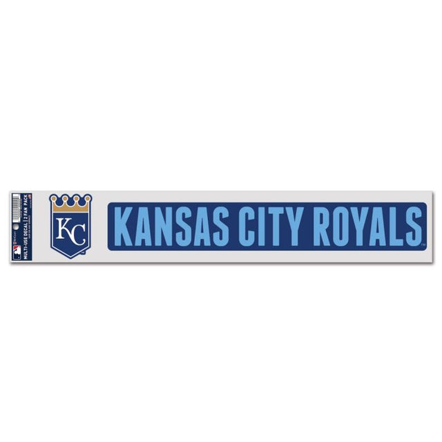 Calcomanías para fanáticos de los Kansas City Royals de 3" x 17"