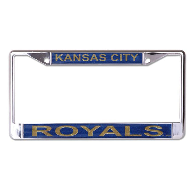 Kansas City Royals GLITTER Lic Plt Frame S/L Printed