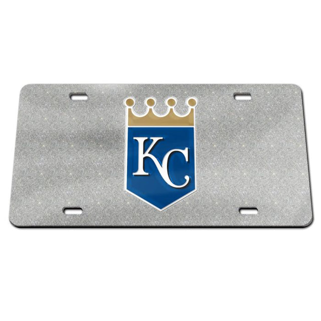 Kansas City Royals GLITTER Specialty Acrylic License Plate