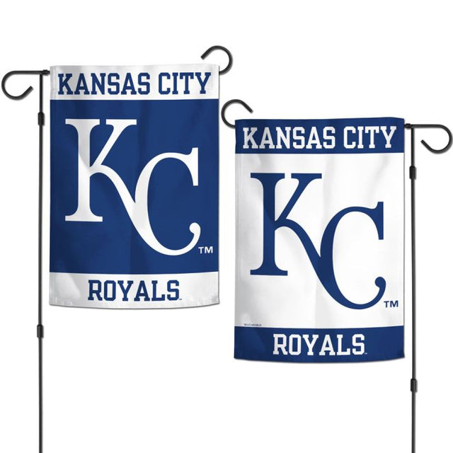 Banderas de jardín de los Kansas City Royals, de 2 lados, 12,5" x 18"